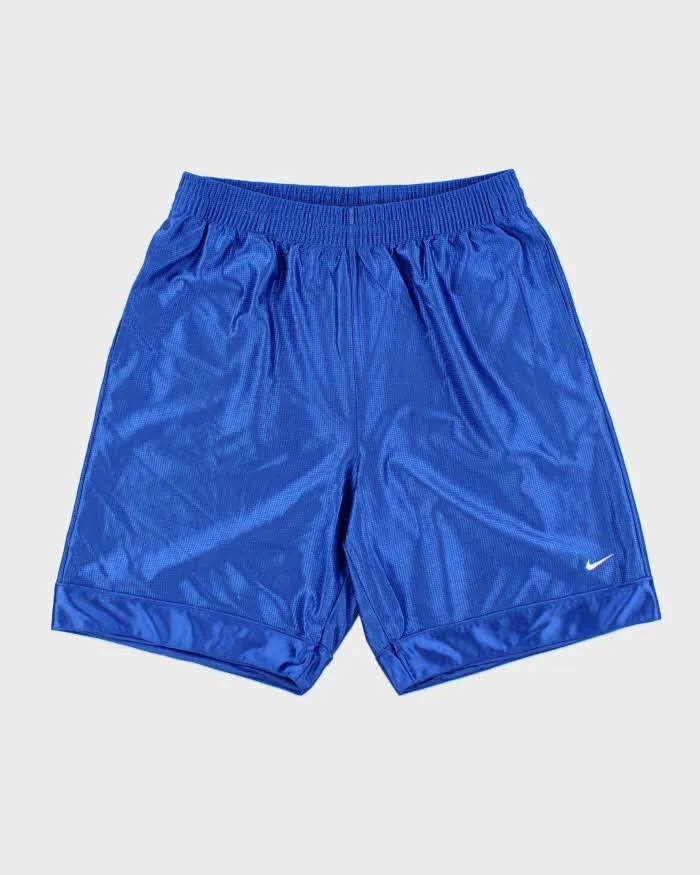 Vintage Nike Heavyweight Embroidered Satin Baggy Fit Wide Leg Shorts - XL sold by Rokit