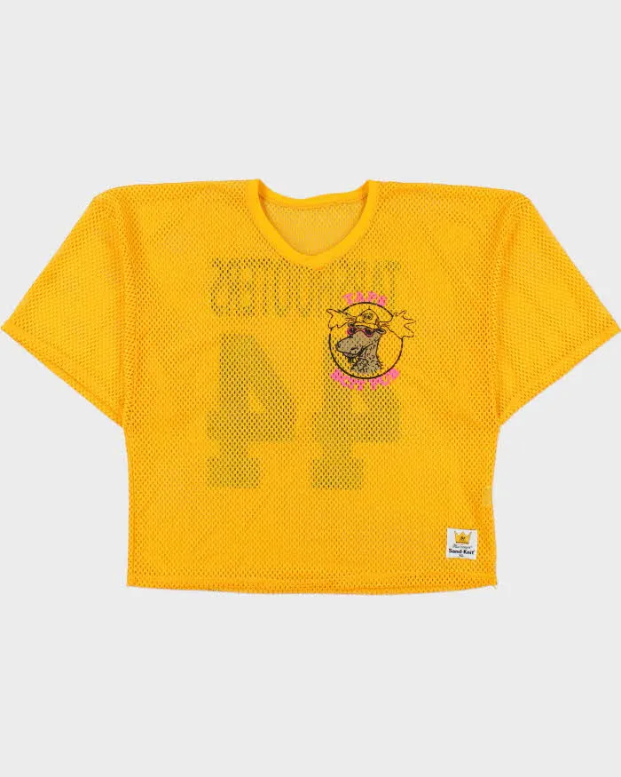 Vintage 1980s Macgregor Sand-Knit Tapshooters #44 Mesh Made In USA Short Sleeve Boxy Jersey - XL sold by Rokit