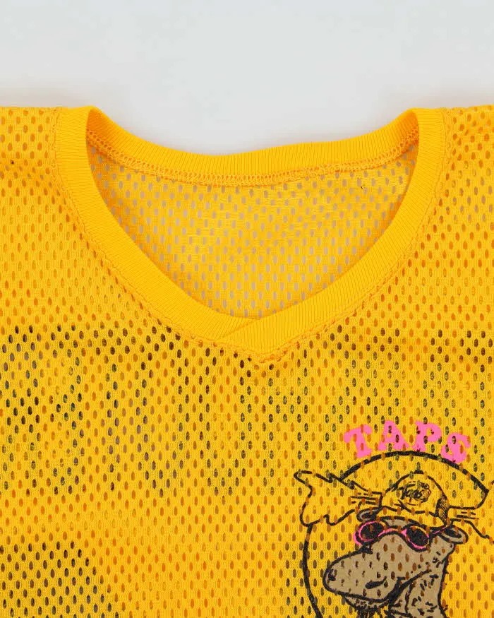 Vintage 1980s Macgregor Sand-Knit Tapshooters #44 Mesh Made In USA Short Sleeve Boxy Jersey - XL sold by Rokit product image thumbnail 5