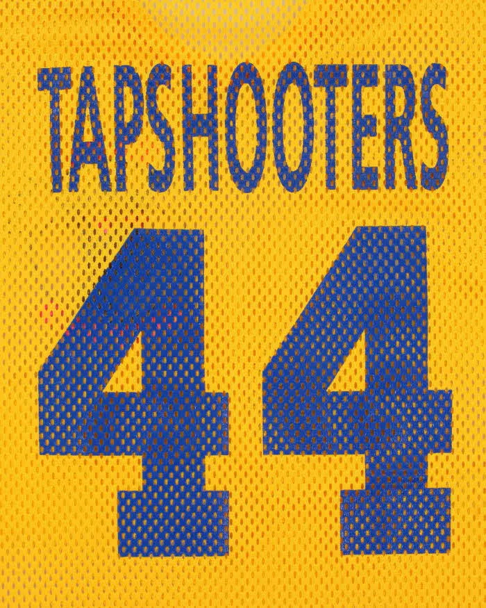 Vintage 1980s Macgregor Sand-Knit Tapshooters #44 Mesh Made In USA Short Sleeve Boxy Jersey - XL sold by Rokit product image thumbnail 4