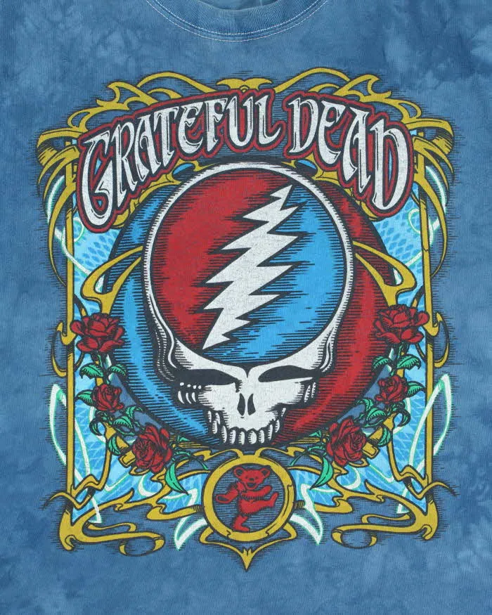 Vintage '08 Grateful Dead Tie-Dye Anvil Heavyweight Crewneck T-Shirt - L sold by Rokit product image thumbnail 4