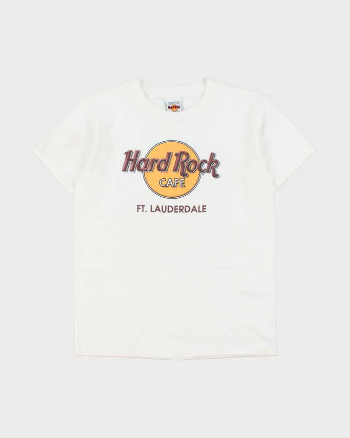 Vintage 1990s Hard Rock Cafe Ft. Lauderdale Heavyweight Crewneck T-Shirt - S sold by Rokit