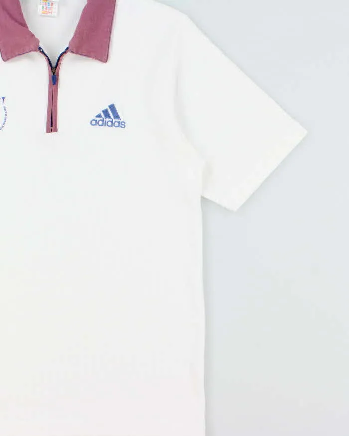 Vintage 2001 Adidas IAAF Athletics World Championships Embroidered Short Sleeve Waffle Polo Shirt - M sold by Rokit product image thumbnail 3
