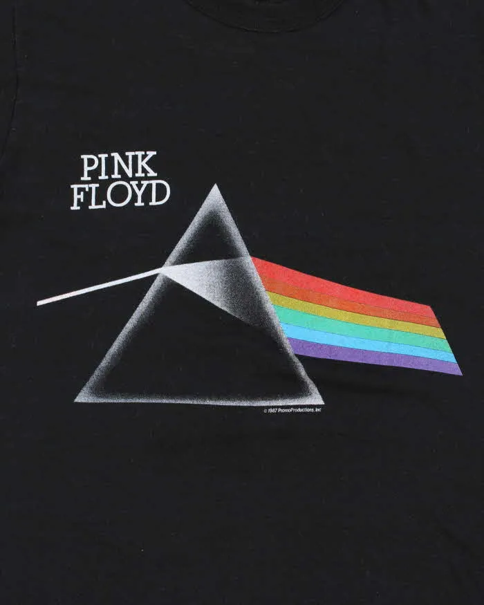 Vintage 1987 Pink Floyd Dark Side Of The Moon North America Tour Single Stitch Made In Canada Crewneck T-Shirt - L sold by Rokit product image thumbnail 4