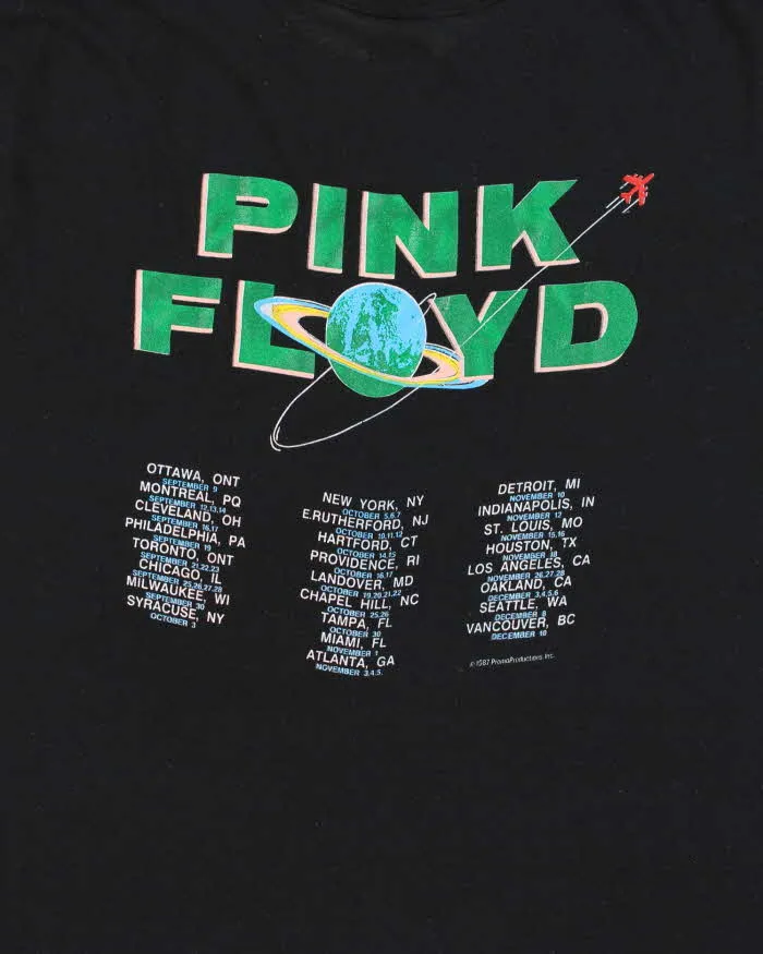 Vintage 1987 Pink Floyd Dark Side Of The Moon North America Tour Single Stitch Made In Canada Crewneck T-Shirt - L sold by Rokit product image thumbnail 5