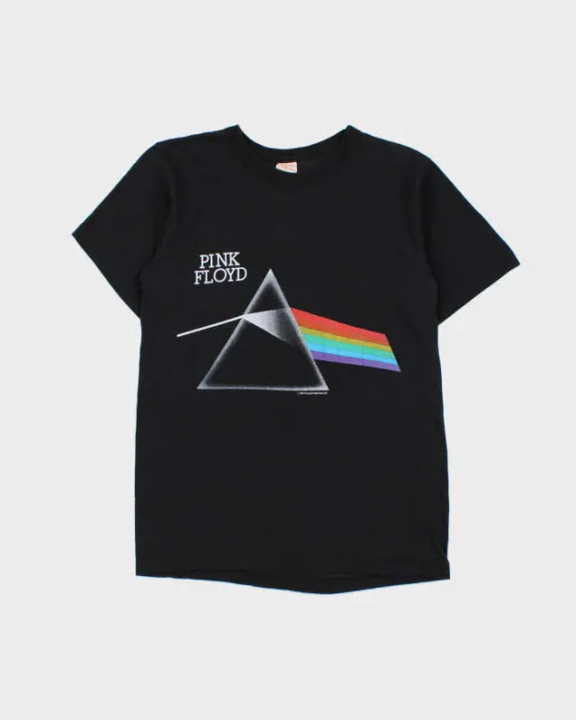 Vintage 1987 Pink Floyd Dark Side Of The Moon North America Tour Single Stitch Made In Canada Crewneck T-Shirt - L made by Rokit