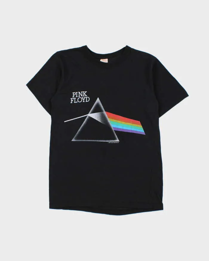 Vintage 1987 Pink Floyd Dark Side Of The Moon North America Tour Single Stitch Made In Canada Crewneck T-Shirt - L sold by Rokit