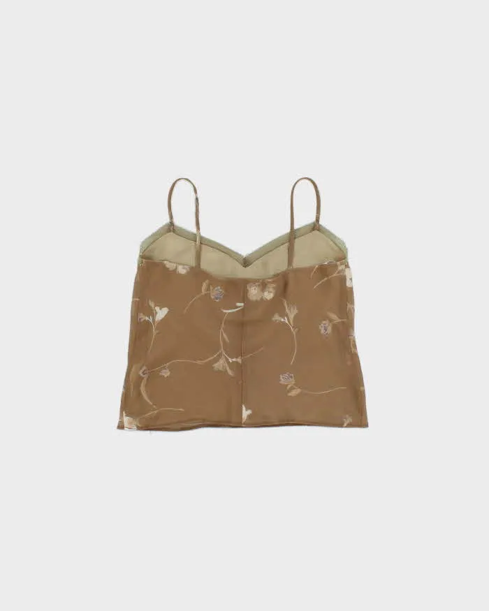 Vintage 1990s Laudry Double Mesh Beaded Cami Top - S sold by Rokit product image thumbnail 2