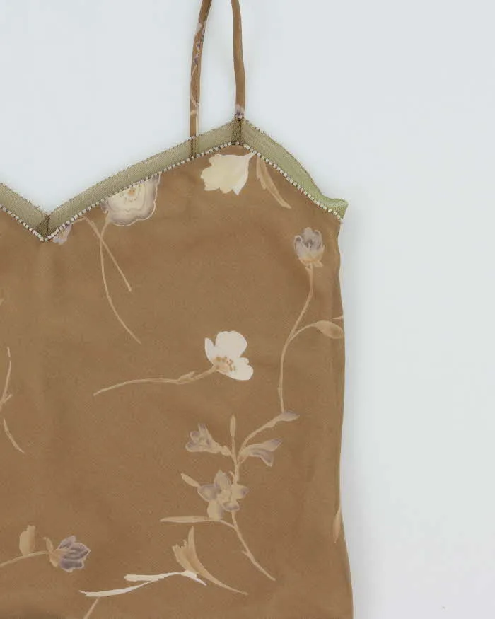 Vintage 1990s Laudry Double Mesh Beaded Cami Top - S sold by Rokit product image thumbnail 3
