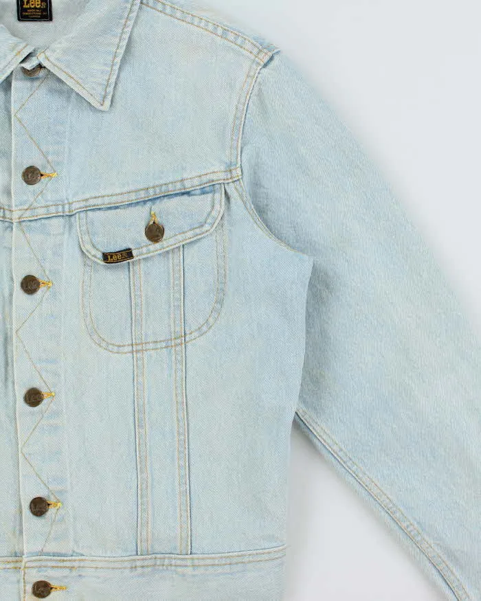 Vintage 1990s Lee Light Wash Made In Canada Denim Trucker Jacket - L sold by Rokit product image thumbnail 3