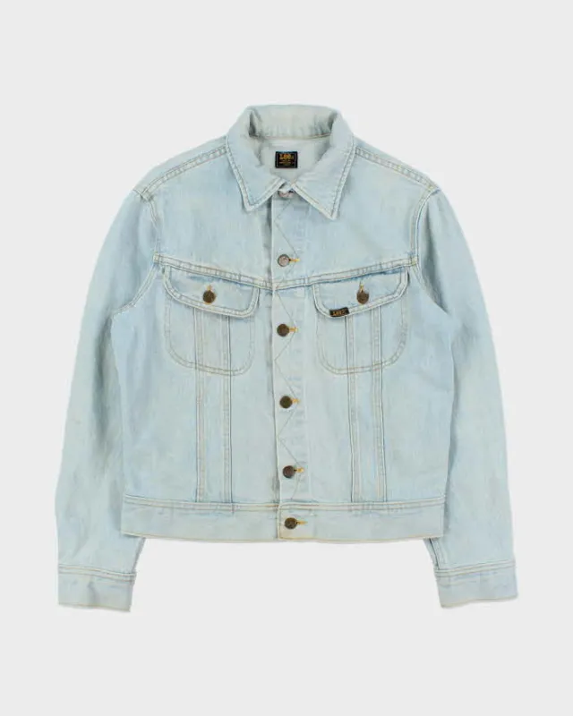 Vintage 1990s Lee Light Wash Made In Canada Denim Trucker Jacket - L made by Lee