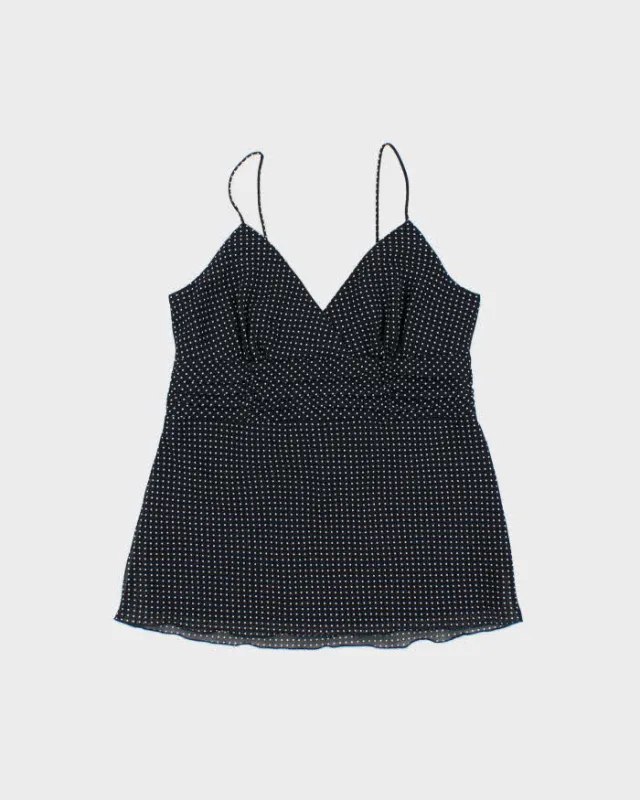 Vintage Y2k 2000s Jessica Polka Dot Floaty Cami Top - M made by Rokit