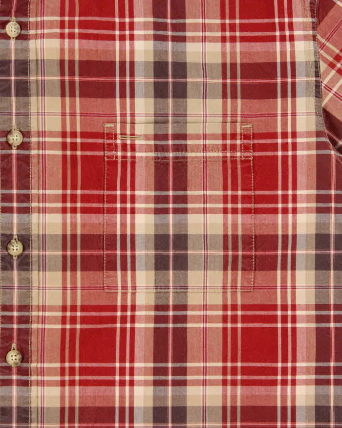 Vintage Eddie Bauer Checked Short Sleeve Shirt - XL sold by Rokit product image thumbnail 4