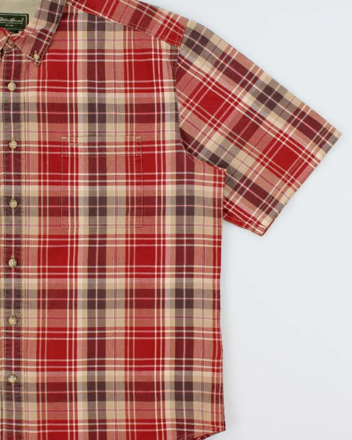 Vintage Eddie Bauer Checked Short Sleeve Shirt - XL sold by Rokit product image thumbnail 3