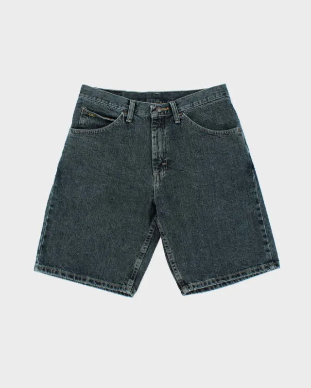 Vintage Y2K 00s Lee Stone Wash Relaxed Fit Wide Leg Denim Jean Shorts - W32 made by Lee