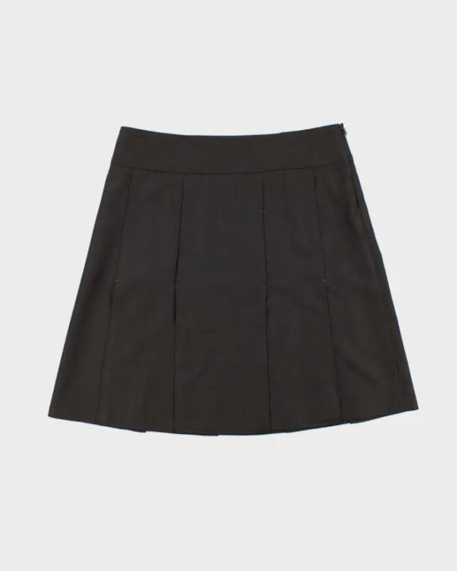 Vintage Hugo Boss Wool Split Pleat Skirt - S made by Hugo Boss