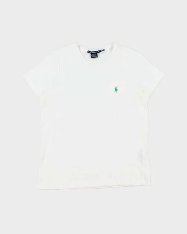 Vintage Y2K 00s Ralph Lauren Sport Women's Single Stitch Pocket T-Shirt - XL made by Ralph Lauren