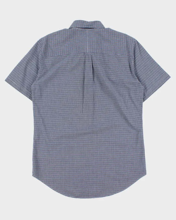 Vintage Y2K 00s Louis Vuitton Plaid Embroidered LV Short Sleeve Shirt - L sold by Rokit product image thumbnail 2