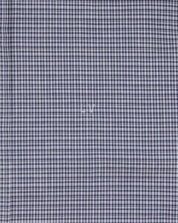 Vintage Y2K 00s Louis Vuitton Plaid Embroidered LV Short Sleeve Shirt - L sold by Rokit product image thumbnail 4
