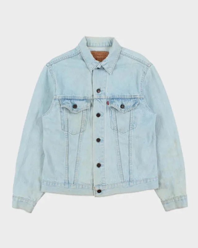 Vintage 1996 Levi's Type III Light Wash Denim Made In Canada Trucker Jacket - M made by Levi's