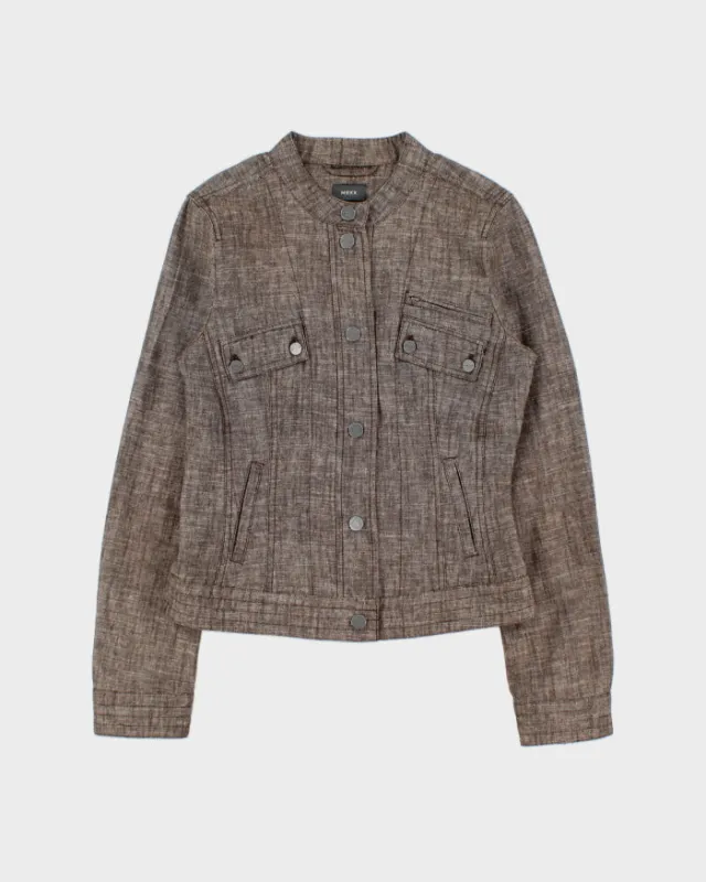 Vintage 2000s Mexx Speckled Linen Jacket - M made by Rokit