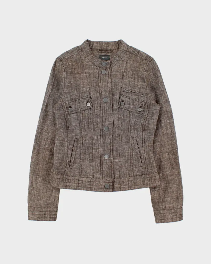 Vintage 2000s Mexx Speckled Linen Jacket - M sold by Rokit