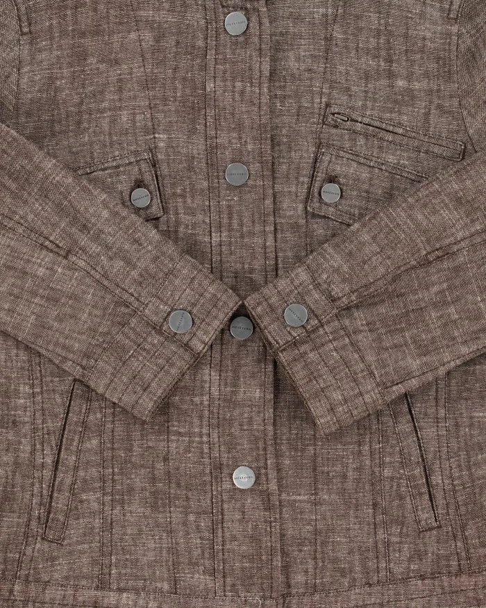 Vintage 2000s Mexx Speckled Linen Jacket - M sold by Rokit product image thumbnail 4