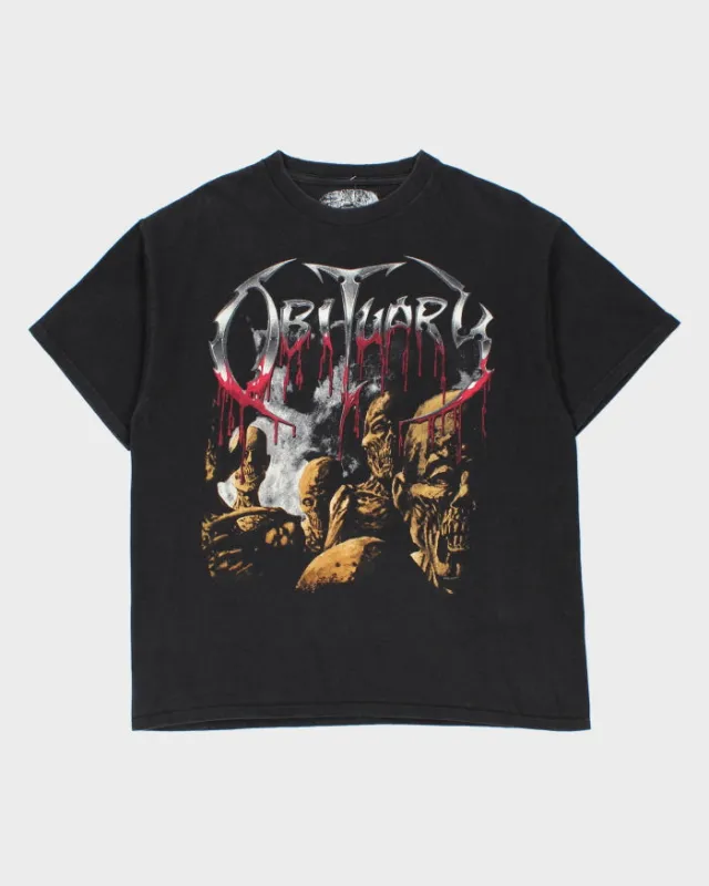 Vintage 2005 Obituary Back From The Dead Heavyweight Death Metal Made In USA Crewneck T-Shirt - XL made by Rokit