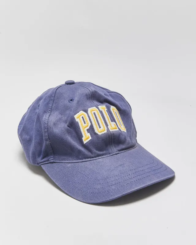 Vintage Y2K 00s Polo Sport Ralph Lauren Embroidered Spell-Out Canvas Baseball Cap - OS made by Ralph Lauren