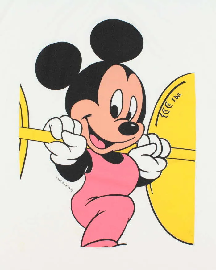 Vintage 1990s Disney Minnie Mouse Heavyweight Made In USA Single Stitch Crewneck T-Shirt - XL sold by Rokit product image thumbnail 4