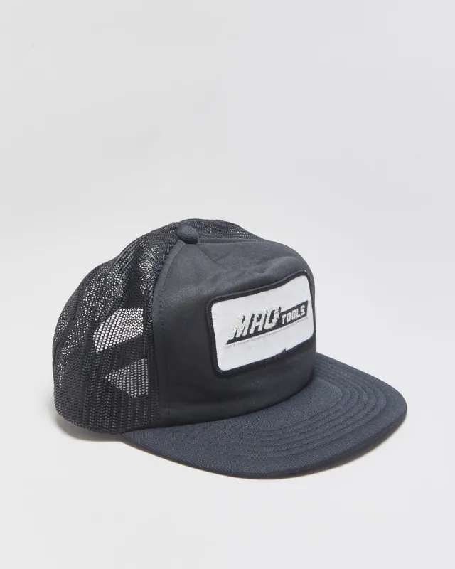 Vintage 1980s Mac Tools Patch Flat Brim Trucker Hat - OS made by Rokit