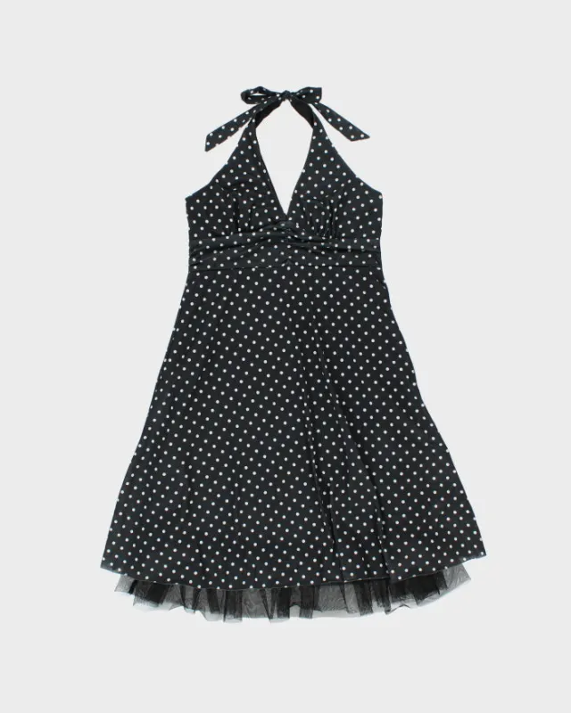 Vintage Y2k 2000s Wet Seal Polka Dot Tutu Hem Polka Dot Dress - S made by Rokit