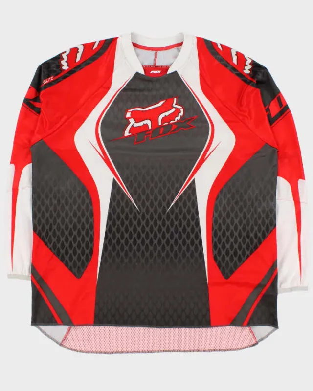 Vintage Y2K 00s Fox Racing Moto X Long Sleeve Racing Jersey - XL made by Rokit
