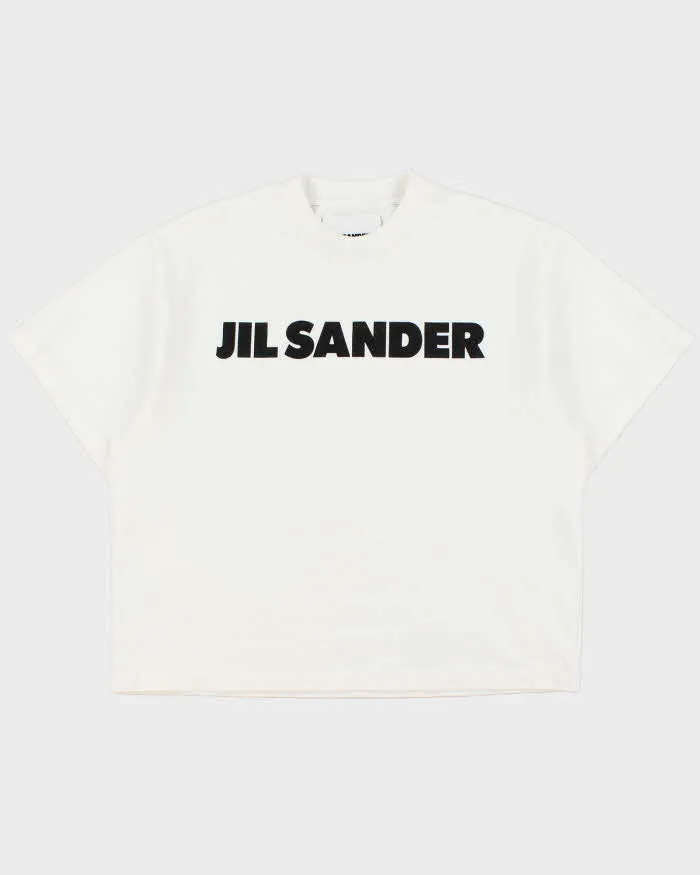 SS2020 Jil Sander Heavyweight Boxy 'Logo' Crewneck T-Shirt - M sold by Rokit