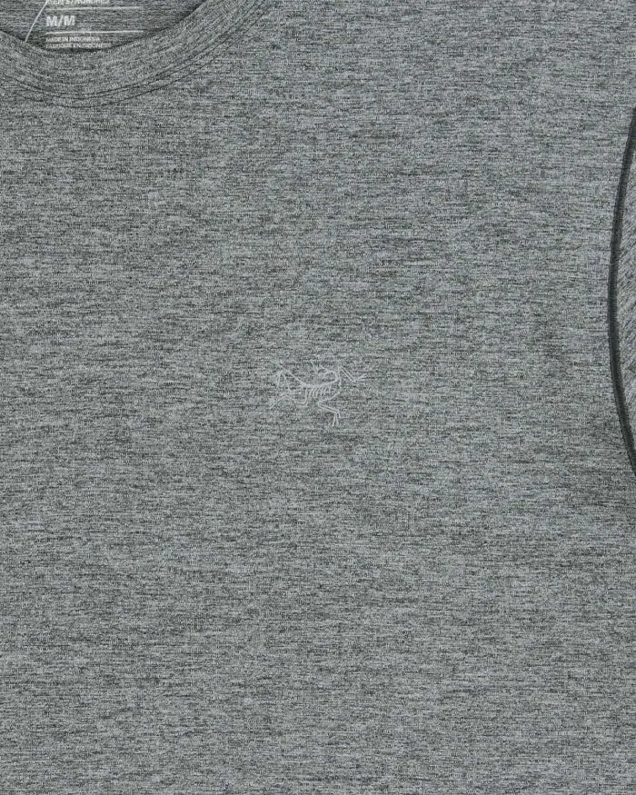 Arc'teryx Grey Marl 'Cormac SS' Crewneck 3M Bird Toque Technical T-Shirt - M sold by Rokit product image thumbnail 4