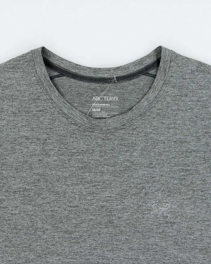 Arc'teryx Grey Marl 'Cormac SS' Crewneck 3M Bird Toque Technical T-Shirt - M sold by Rokit product image thumbnail 5