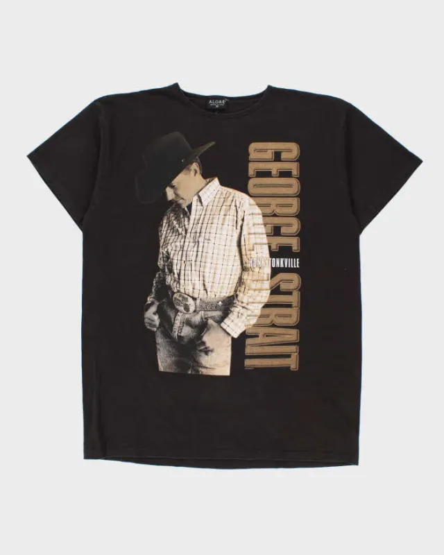 Vintage 2003 George Strait Honkytonkville Country Album Promo Heavyweight Single Stitch Made In USA T-Shirt - XXL made by Rokit