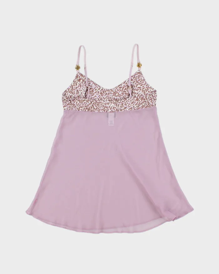 Vintage Y2k 2000s La Senza Mesh Bodice Embroidered Bust Cami Top - S sold by Rokit product image thumbnail 2