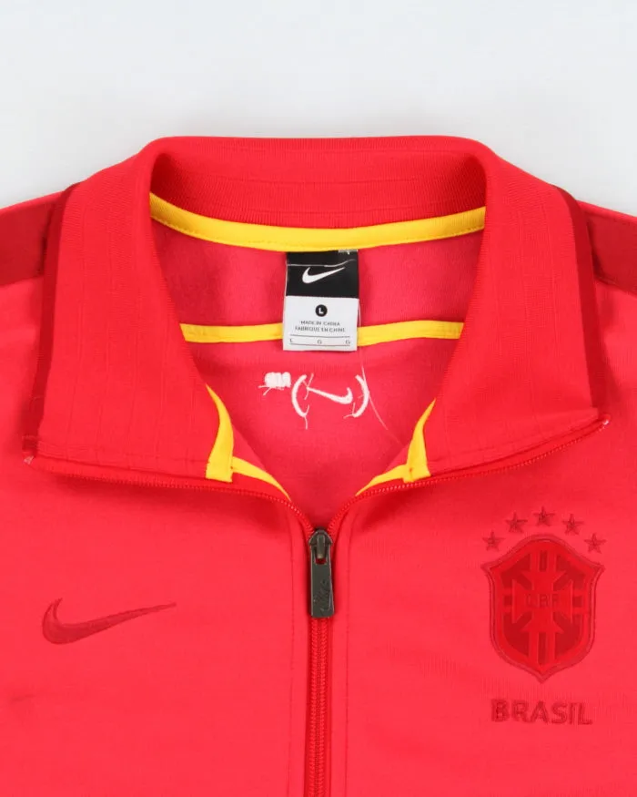 Vintage Nike (Red) Brasil CBF 2010 FIFA World Cup Football Track Jacket - L sold by Rokit product image thumbnail 5