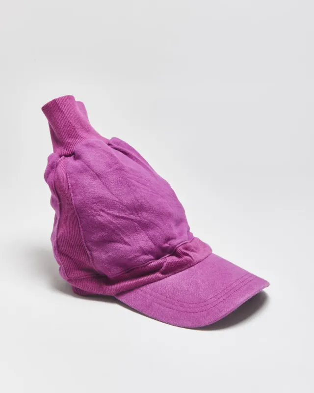 Vintage '06 Y2K Nike Air Fuchsia Sweatshirt Sleeve Curve Peak Beanie Cap - OS made by Nike
