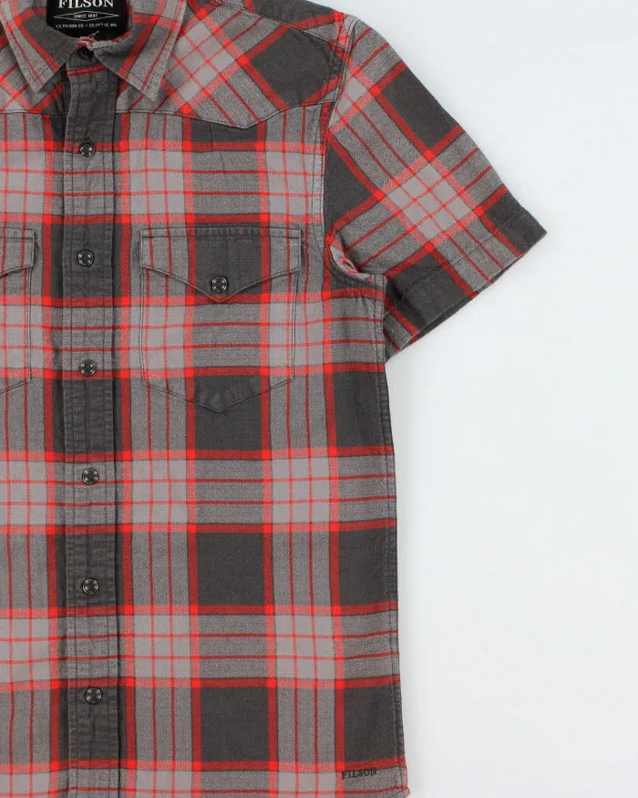 Vintage Filson Plaid Pearl Snap Button Short Sleeve Western Trim Fit Shirt - XS sold by Rokit product image thumbnail 3