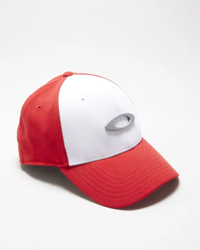 Vintage Oakley Tincan Steel 'O' Canvas A-Flex Baseball Cap - S/M made by Oakley