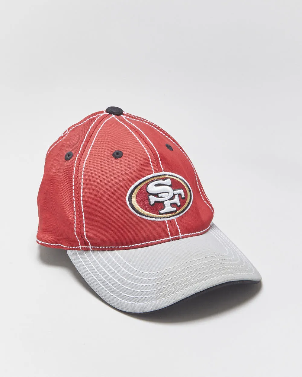 Vintage Y2K 00s Reebok San Francisco 49ers Contrast Stitch Canvas NFL Equipment Flex Baseball Cap - S/M sold by Rokit