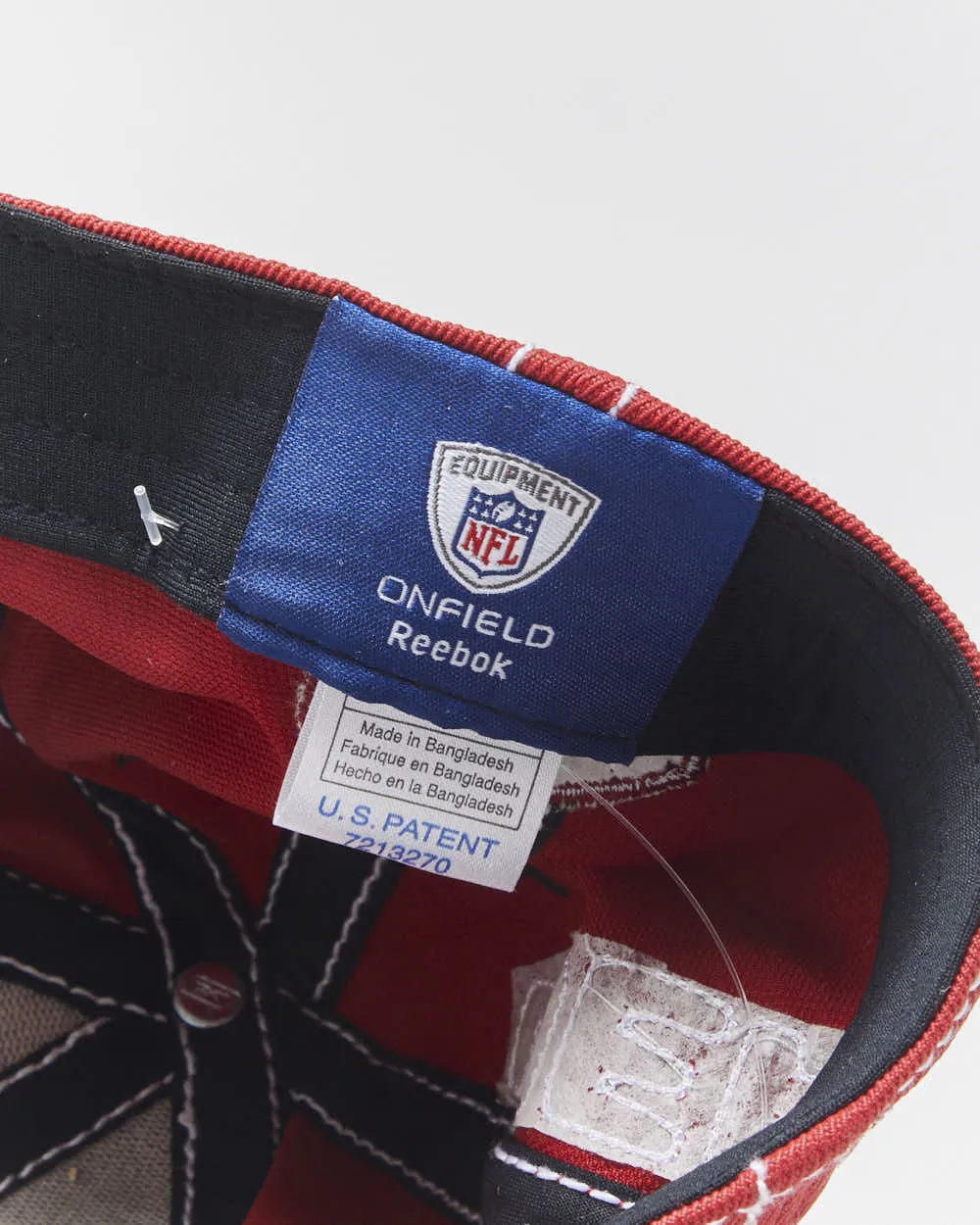 Vintage Y2K 00s Reebok San Francisco 49ers Contrast Stitch Canvas NFL Equipment Flex Baseball Cap - S/M sold by Rokit product image thumbnail 4