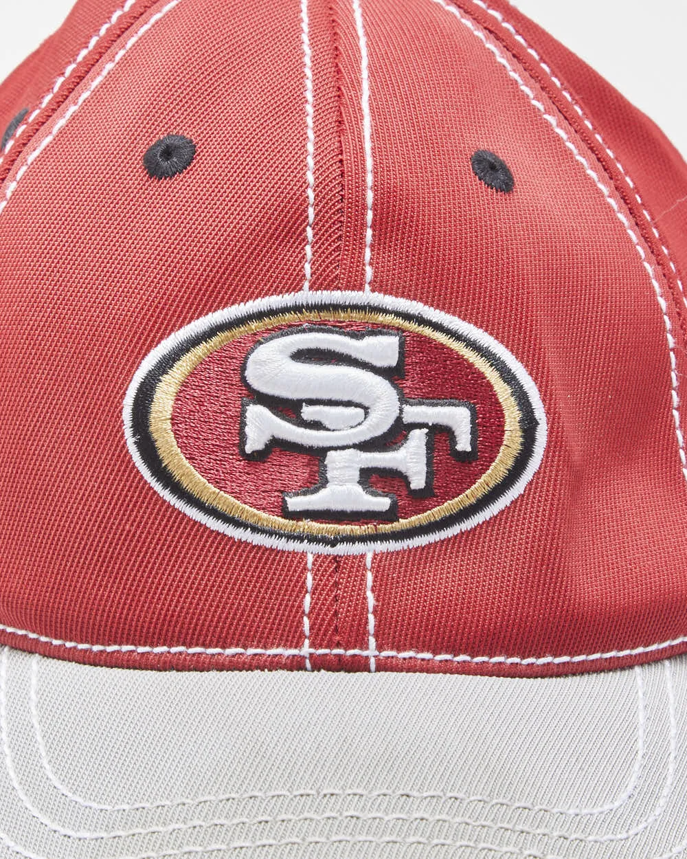 Vintage Y2K 00s Reebok San Francisco 49ers Contrast Stitch Canvas NFL Equipment Flex Baseball Cap - S/M sold by Rokit product image thumbnail 3
