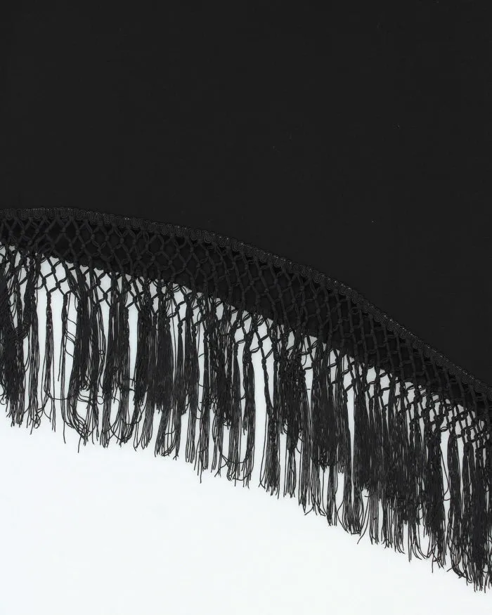 Vintage 1990s Bellessa Asymmetric Tassel Hem dress - S sold by Rokit product image thumbnail 4