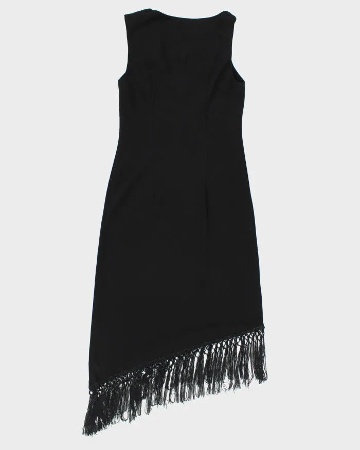 Vintage 1990s Bellessa Asymmetric Tassel Hem dress - S sold by Rokit product image thumbnail 2