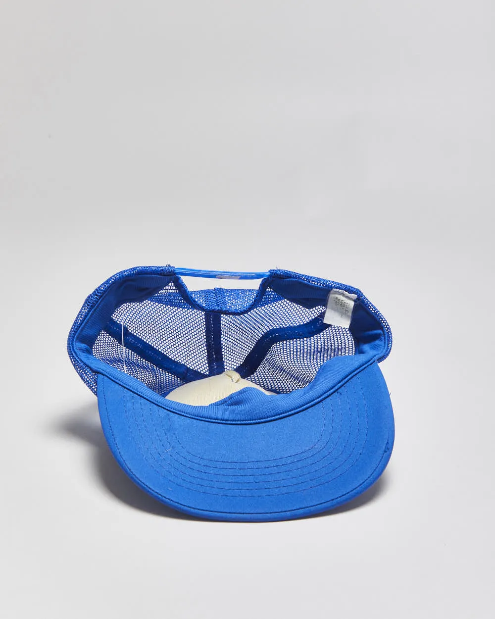 Vintage 1980s Gone Fishing Rope Peak Flat Brim Trucker Hat - OS sold by Rokit product image thumbnail 5