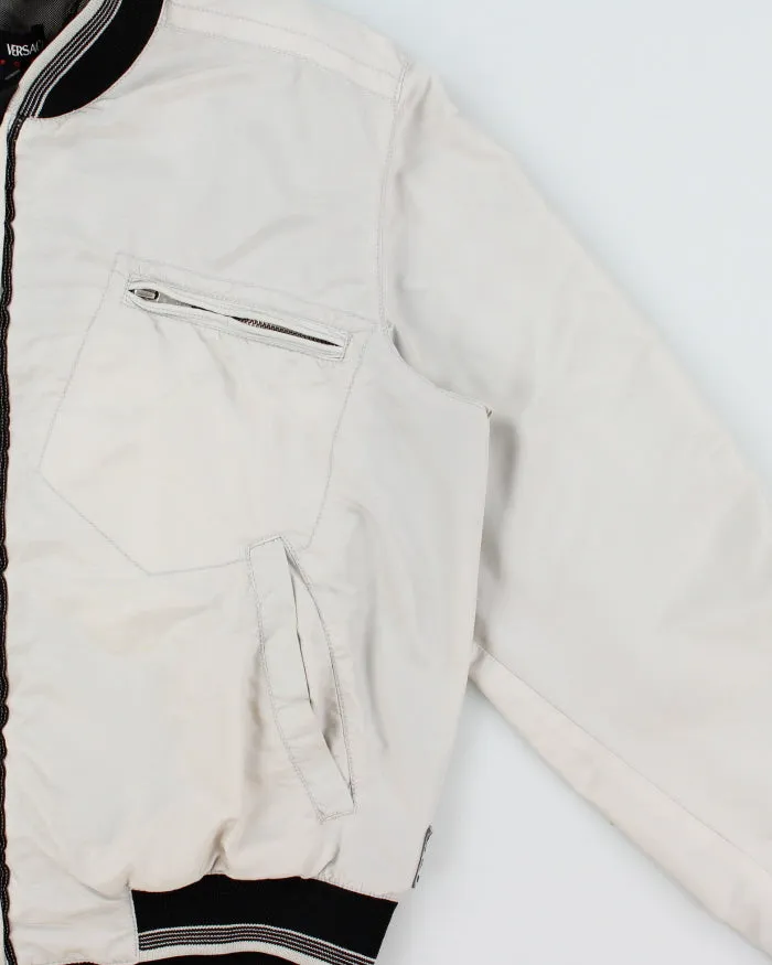 Vintage Y2K 00s Versace Sport Contrast Stitch Shell Cafe Racer Moto Jacket - L sold by Rokit product image thumbnail 3