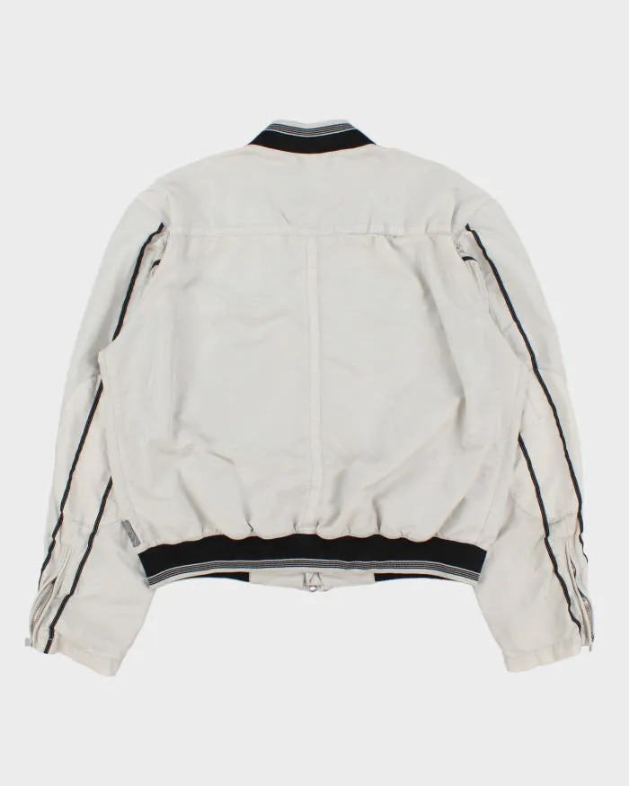 Vintage Y2K 00s Versace Sport Contrast Stitch Shell Cafe Racer Moto Jacket - L sold by Rokit product image thumbnail 2